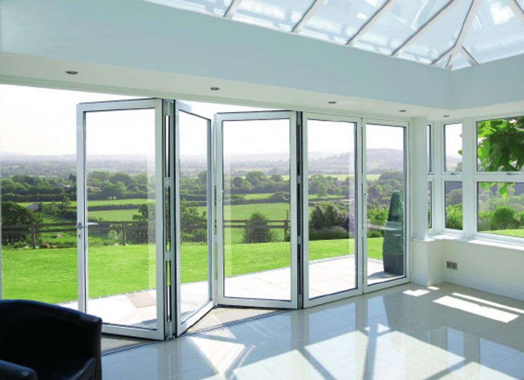 Aluminium bi fold doors — Aluminium folding doors, Bifold UAE Dubai